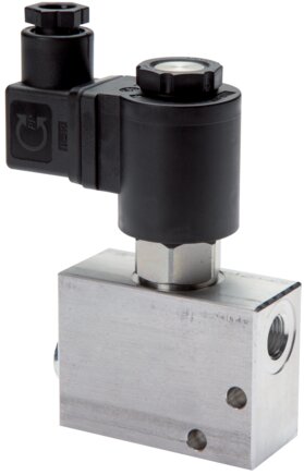 Exemplary representation: 2/2-directional hydraulic seat valve